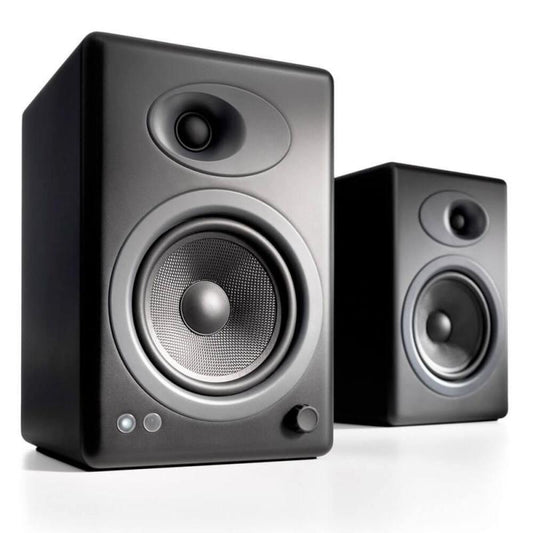 Audioengine A5+ 2.0 Premium Powered Bookshelf Speakers - Black Refurbished Available at $539