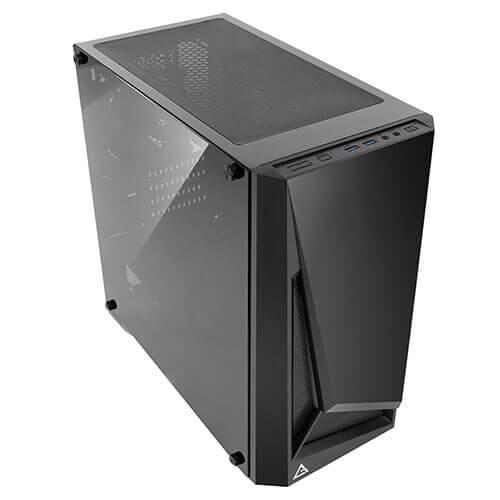 Antec Dark Phantom DP301M Black Micro ATX Case, T/G Window, No PSU