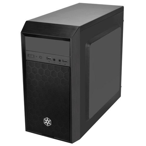 SilverStone Precision PS16 Black Micro ATX Case, No PSU