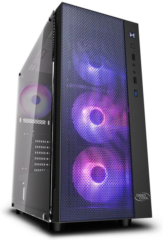 DeepCool Matrexx 55 Mesh ADD-RGB 4F E-ATX Case, T/G Window, No PSU