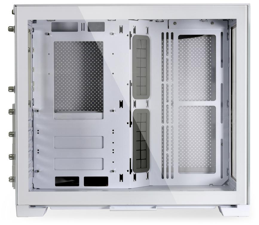 Lian Li PC-O11 Dynamic Mini Snow Edition ATX Case, T/G Front and Side