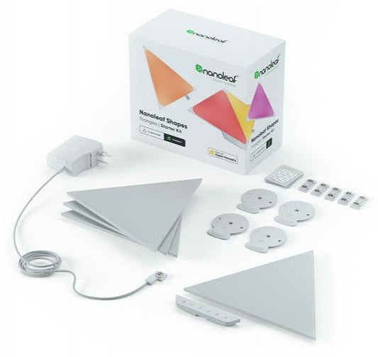 Nanoleaf Shapes Triangle Starter Kit, Pack of 4