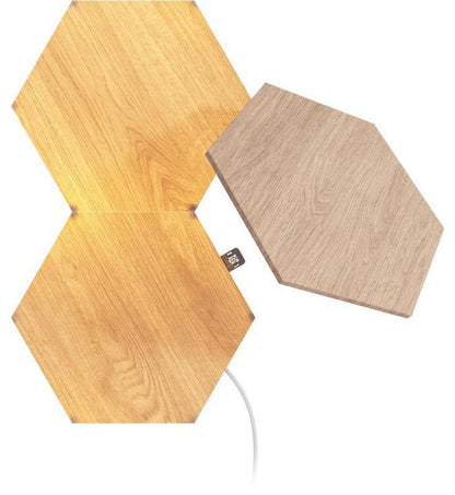 Nanoleaf Elements Wood Look Expansion Kit, Pack of 3