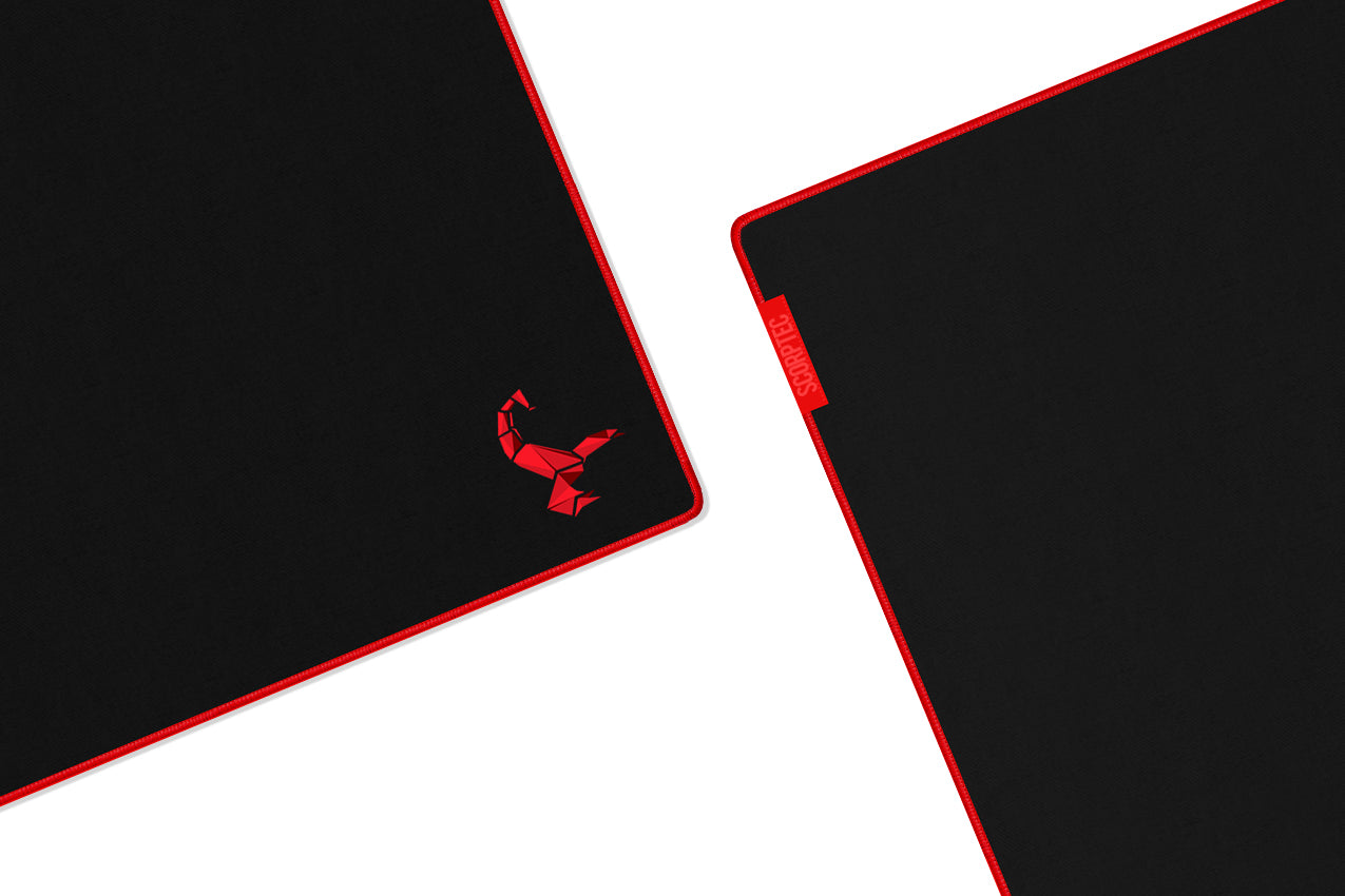 Scorpion THICCCBOI Extra Large Mouse Pad - Red