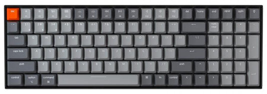 Keychron K4 V2 Wireless Mechanical Keyboard, Gateron Brown, White LED