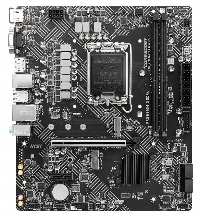 MSI PRO H610M-G DDR4 Motherboard