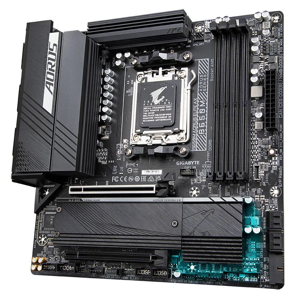 Gigabyte B650M AORUS ELITE AX Motherboard Refurbished Available at $269