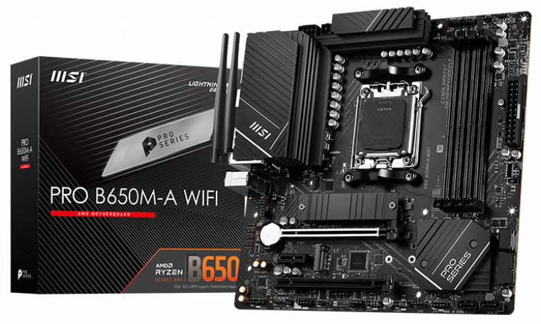 MSI PRO B650M-A WIFI Motherboard