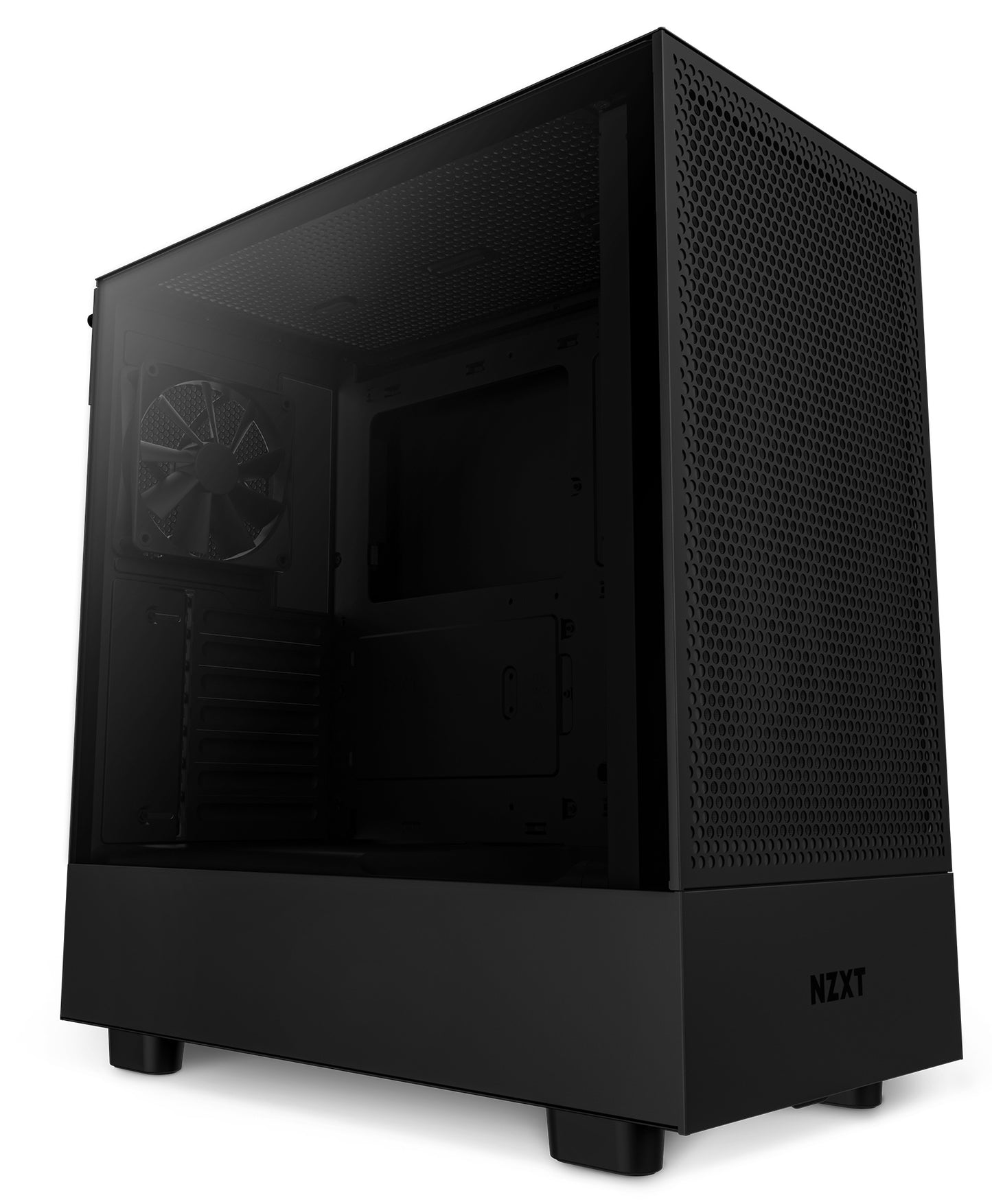 NZXT H5 Flow Edition Mid Tower Black ATX Case, T/G Panel, No PSU