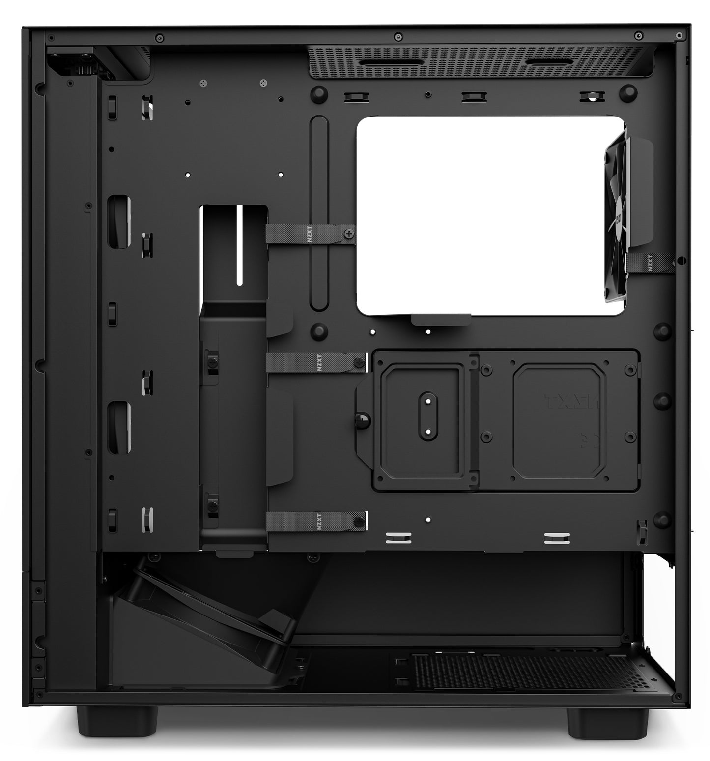 NZXT H5 Flow Edition Mid Tower Black ATX Case, T/G Panel, No PSU