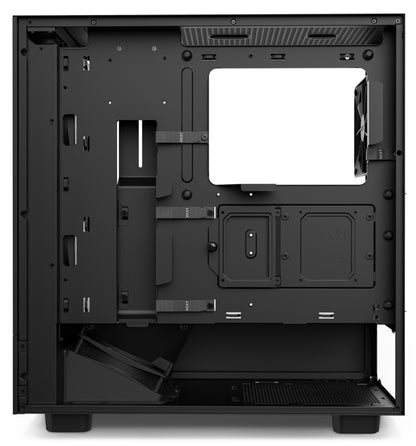 NZXT H5 Flow Edition Mid Tower Black ATX Case, T/G Panel, No PSU