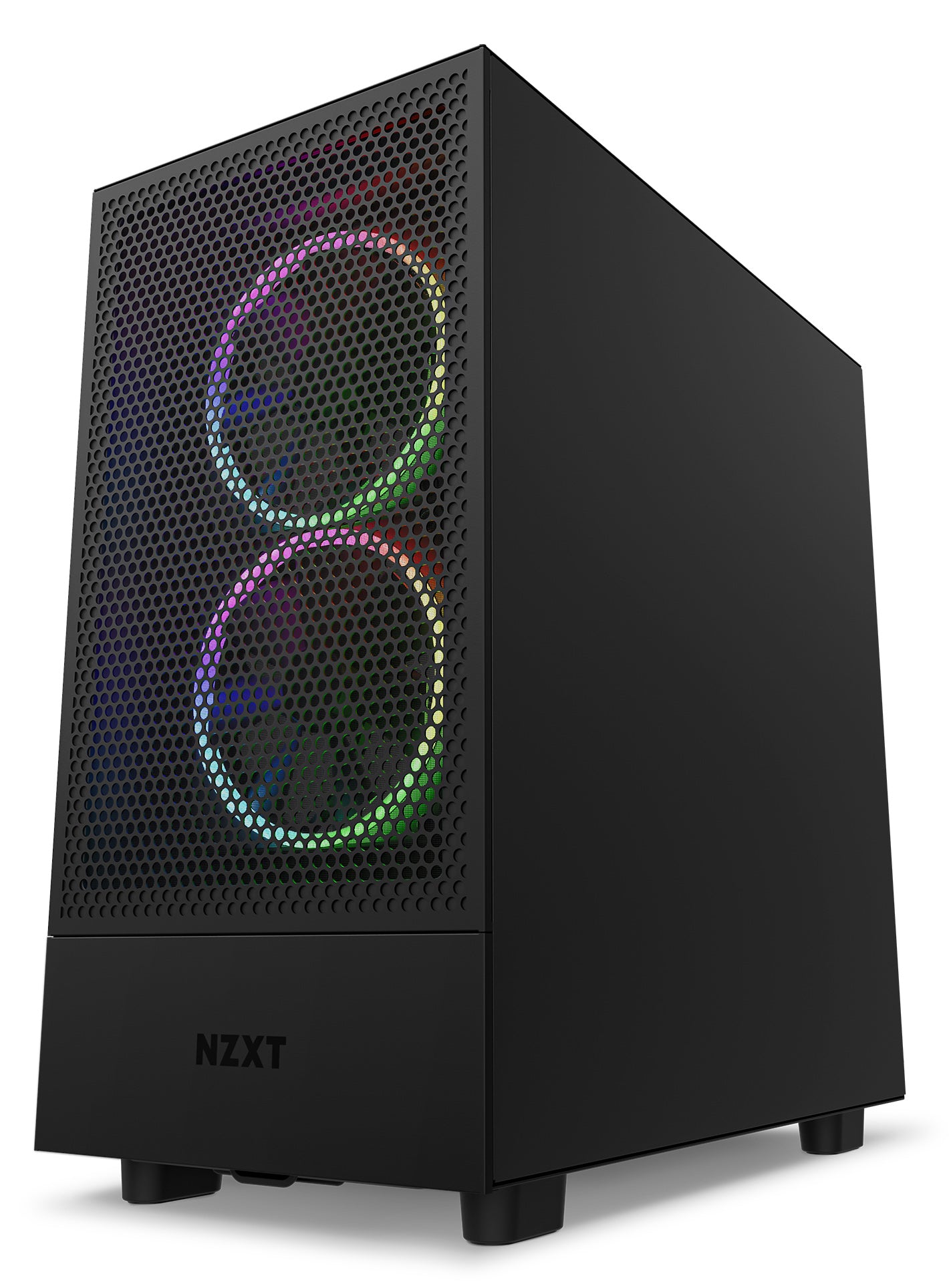 NZXT H5 Flow Edition Mid Tower Black ATX Case, T/G Panel, No PSU