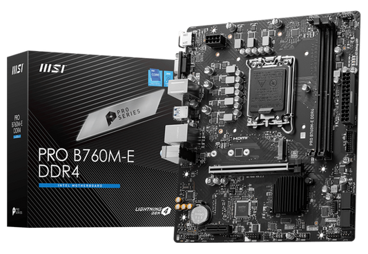 MSI PRO B760M-E DDR4 Motherboard