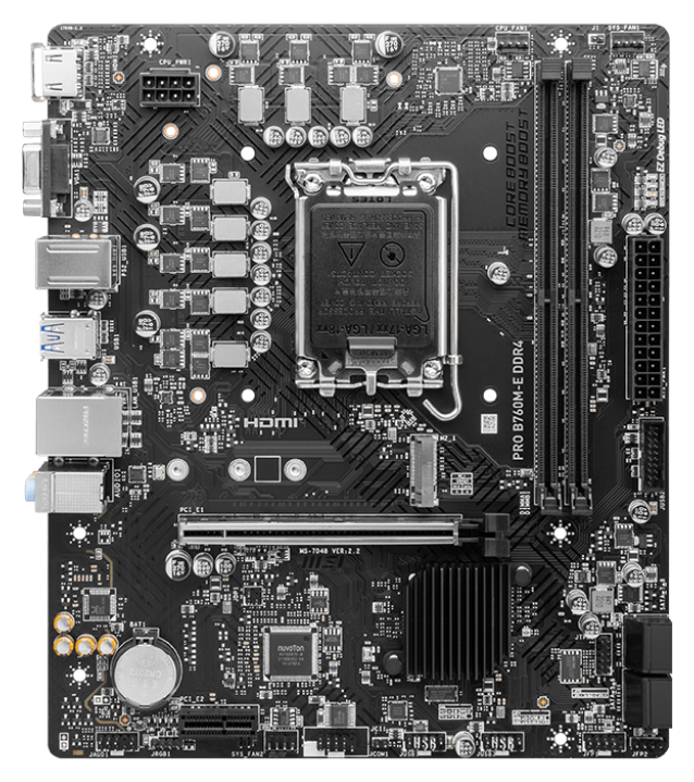 MSI PRO B760M-E DDR4 Motherboard