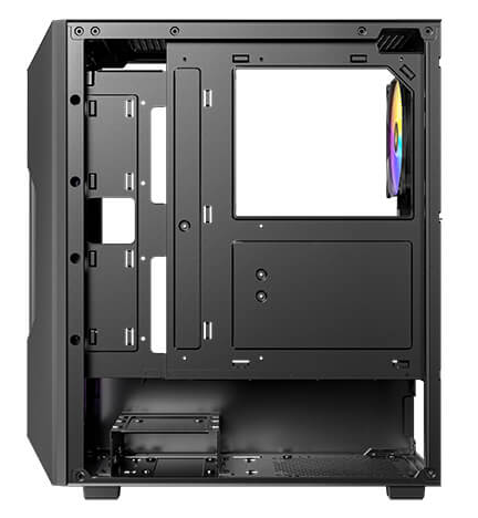 Antec AX61 ELITE Mid Tower Black ATX Case, 4mm T/G Panel, No PSU