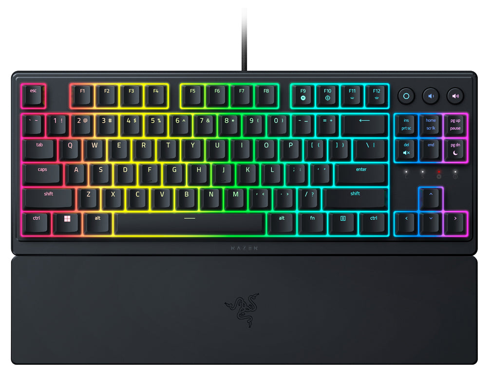 Razer Ornata V3 TKL RGB Black Mecha-Membrane Keyboard, 87-Key