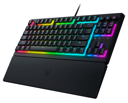 Razer Ornata V3 TKL RGB Black Mecha-Membrane Keyboard, 87-Key