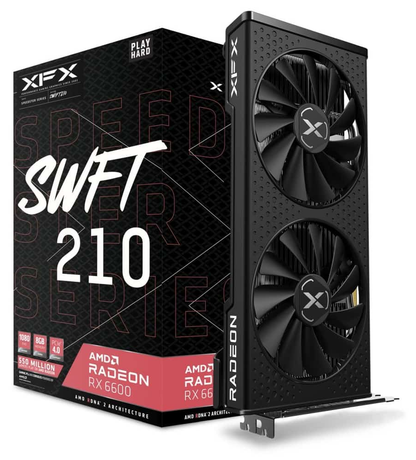 XFX Speedster SWFT 210 Radeon RX 6600 Core, 8GB GDDR6