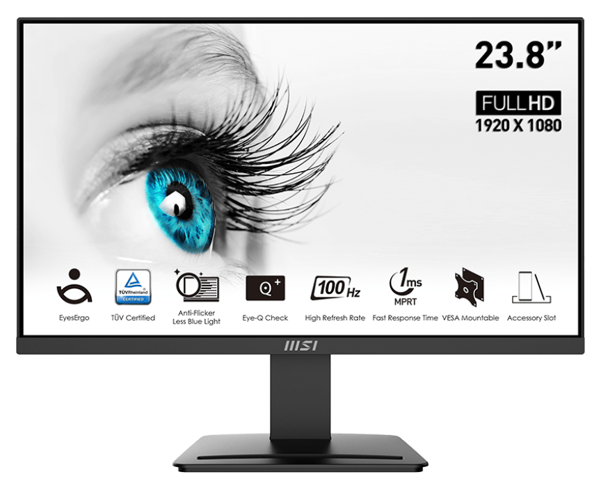 MSI PRO MP2412 23.8inch 100Hz FHD VA Business Monitor