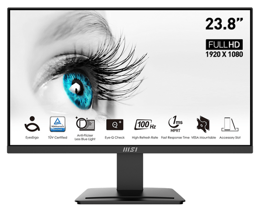 MSI PRO MP2412 23.8inch 100Hz FHD VA Business Monitor