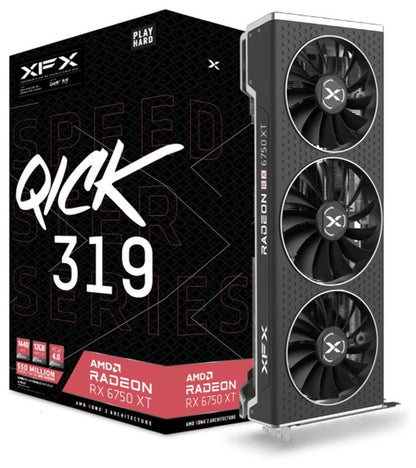 XFX SPEEDSTER QICK 319 Radeon RX 6750 XT Core Gaming, 12GB