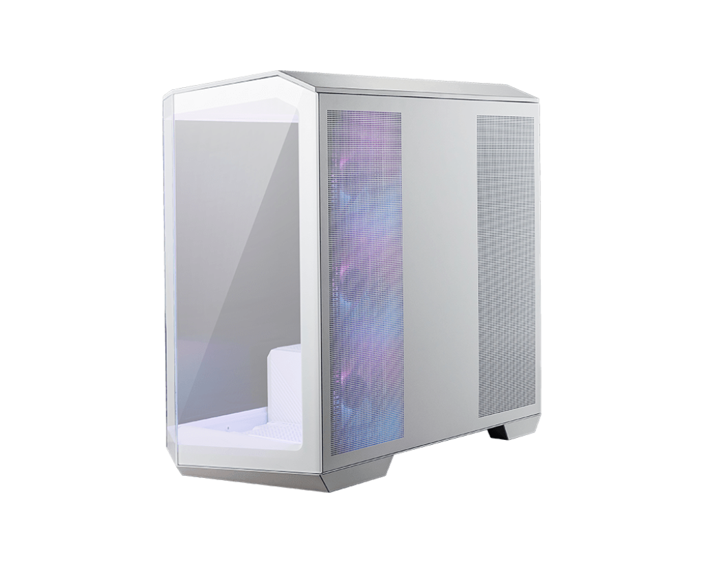 MSI MAG PANO M100R PZ White Micro ATX Case, T/G Panel, No PSU