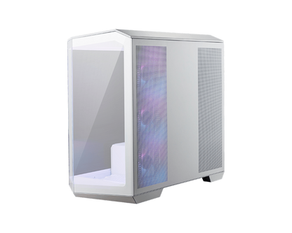 MSI MAG PANO M100R PZ White Micro ATX Case, T/G Panel, No PSU