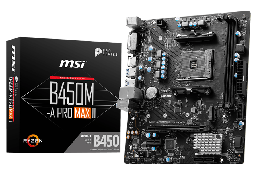 MSI B450M-A PRO MAX II Motherboard