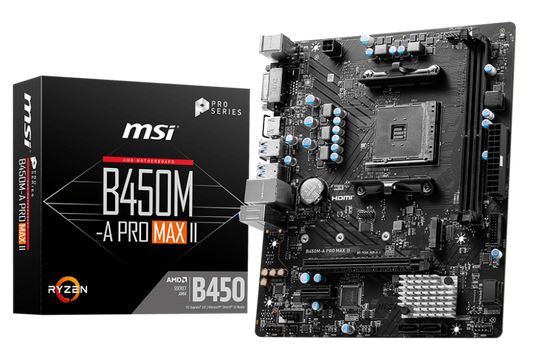 MSI B450M-A PRO MAX II Motherboard