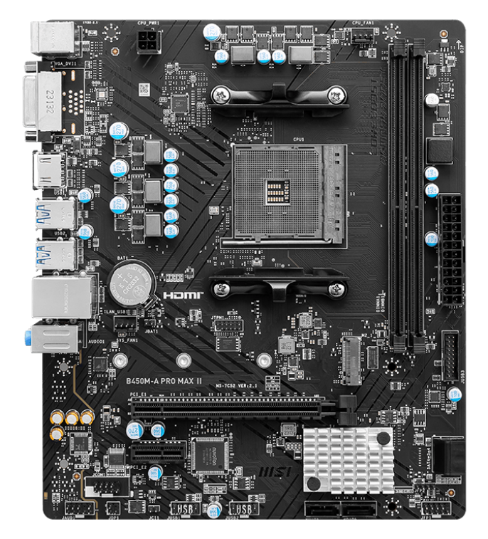 MSI B450M-A PRO MAX II Motherboard