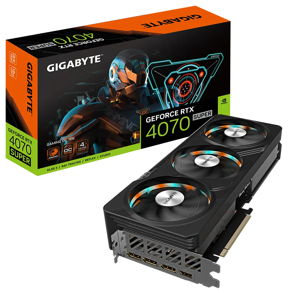 Gigabyte GeForce RTX 4070 SUPER GAMING OC 12G