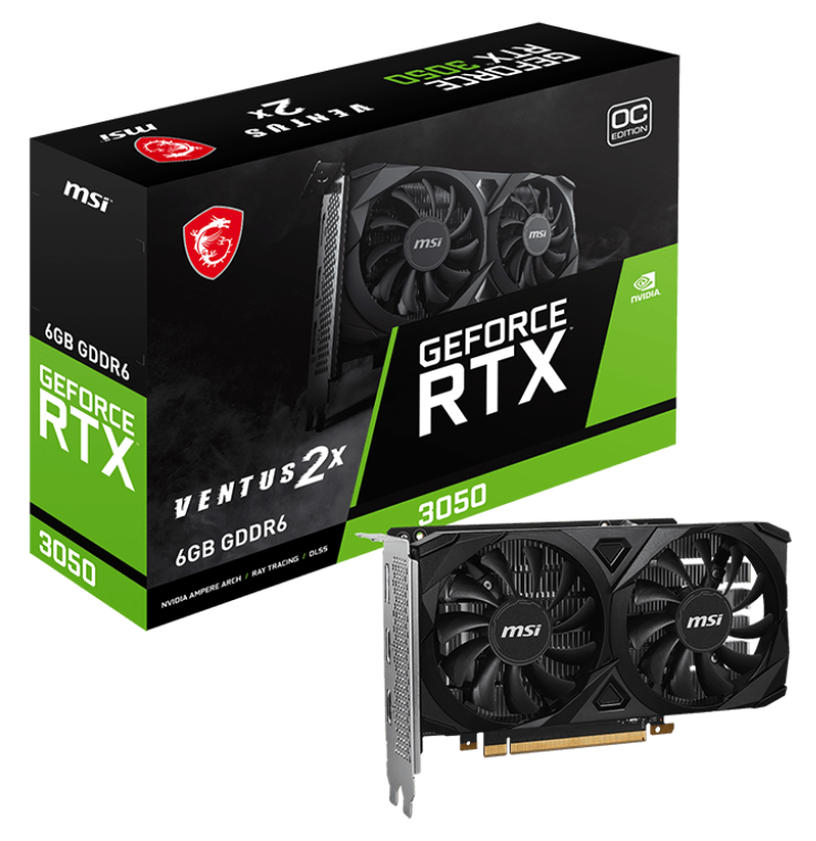 MSI GeForce RTX 3050 VENTUS 2X 6G OC