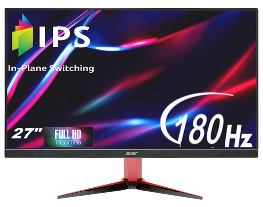 Acer Nitro KG272 M3 27inch 180Hz FHD IPS Gaming Monitor