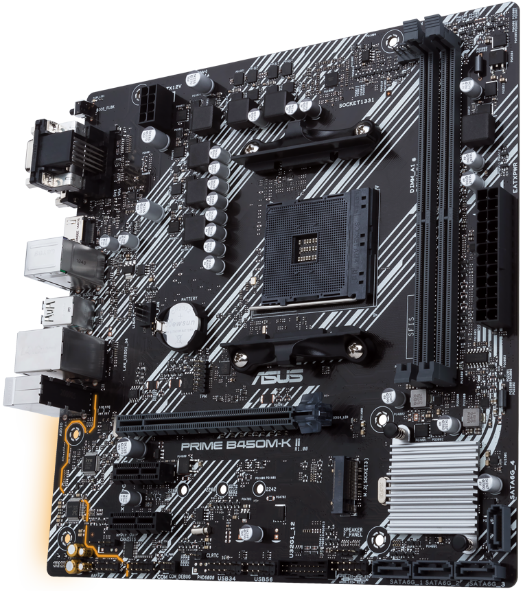 ASUS PRIME B450M-K II Motherboard