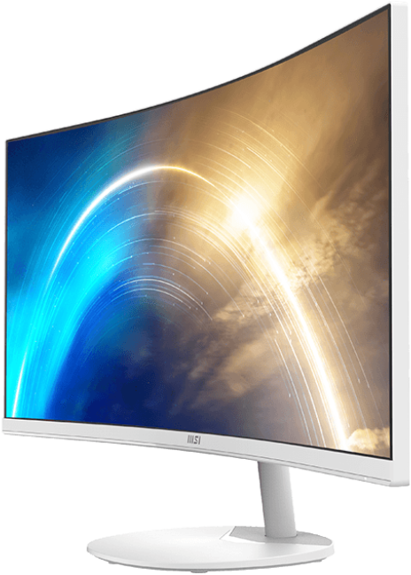 MSI PRO MP341CQW 34inch 100Hz UWQHD VA Curved Business Monitor, White