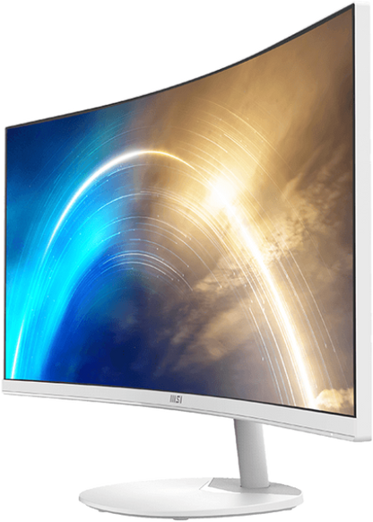 MSI PRO MP341CQW 34inch 100Hz UWQHD VA Curved Business Monitor, White