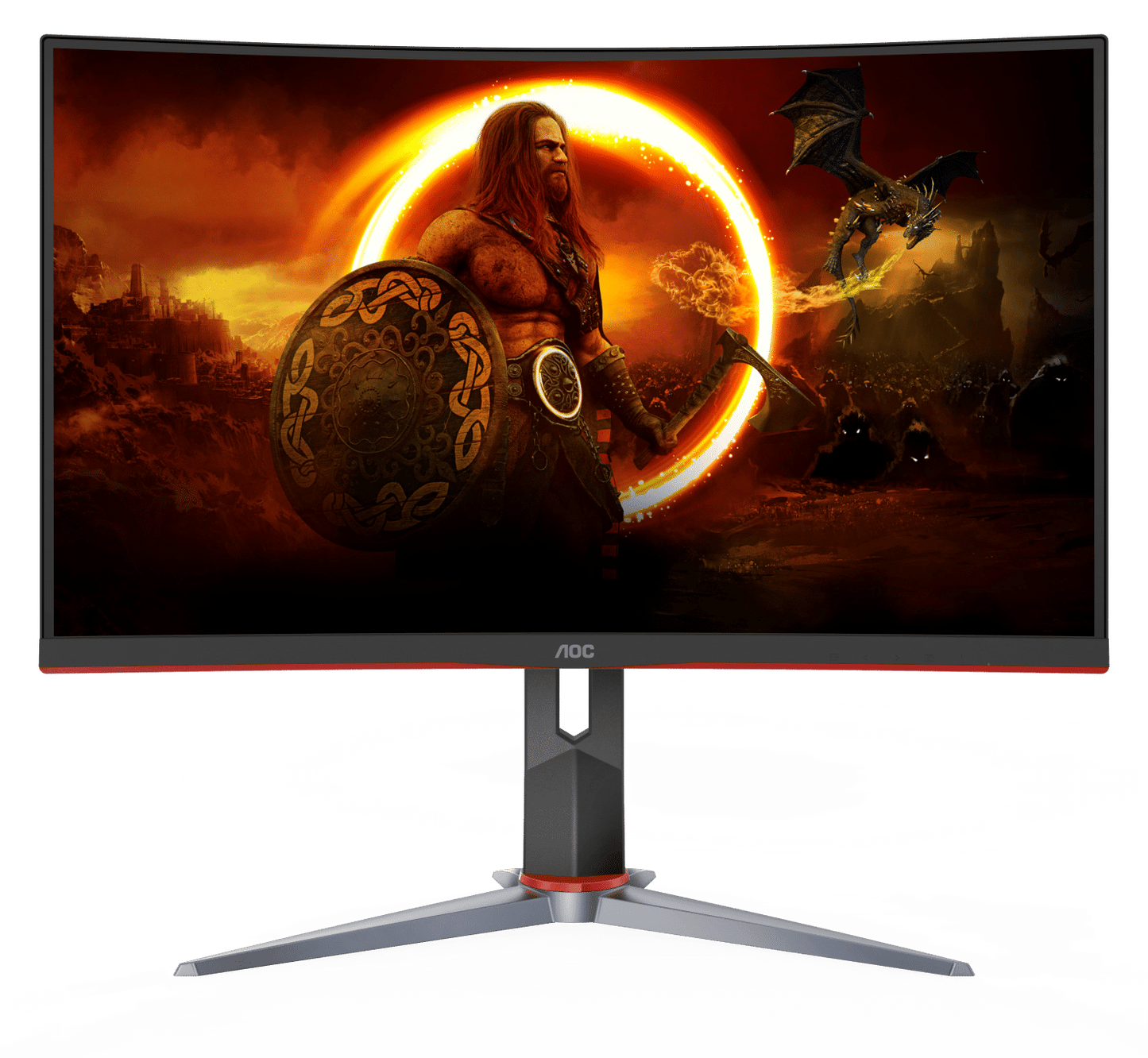 AOC CQ27G2X 27inch 180Hz QHD VA Curved Gaming Monitor