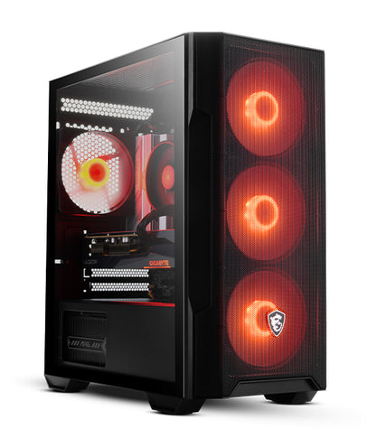 Red RX 7600 Gaming PC