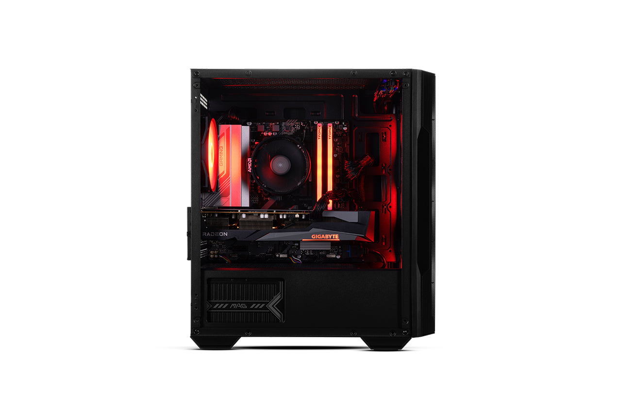 Red RX 7600 Gaming PC