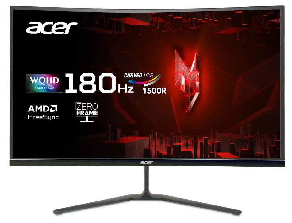 Acer Nitro ED270U S3 27inch WQHD 180Hz VA Curved Gaming Monitor