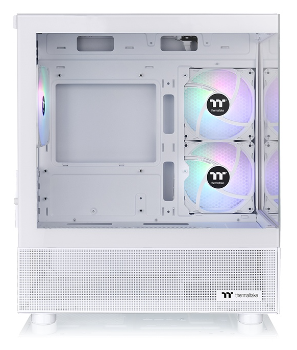 Thermaltake View 170 TG ARGB Snow Micro ATX Case, T/G Panels, NO PSU