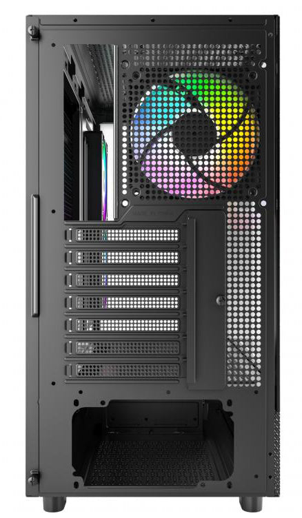 Montech XR Black Mid Tower ATX Case, Tempered Glass Panels, NO PSU