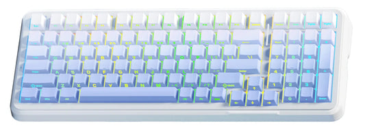 MCHOSE K99 RGB Glacier Gradient Wireless Mechanical Keyboard, Icy SW