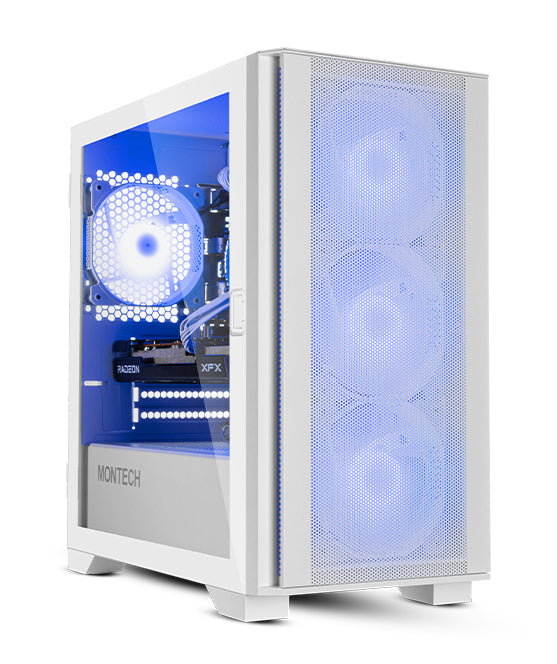 Flux RX 6600 Gaming PC - White