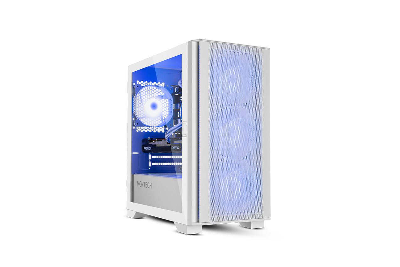 Flux RX 6600 Gaming PC - White