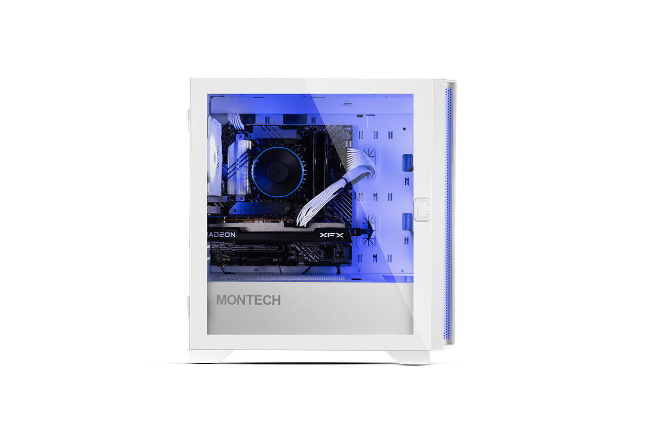 Flux RX 6600 Gaming PC - White