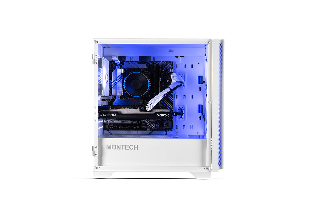 Flux RX 6600 Gaming PC - White