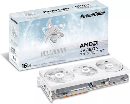 PowerColor Hellhound Radeon RX 7800 XT 16GB White