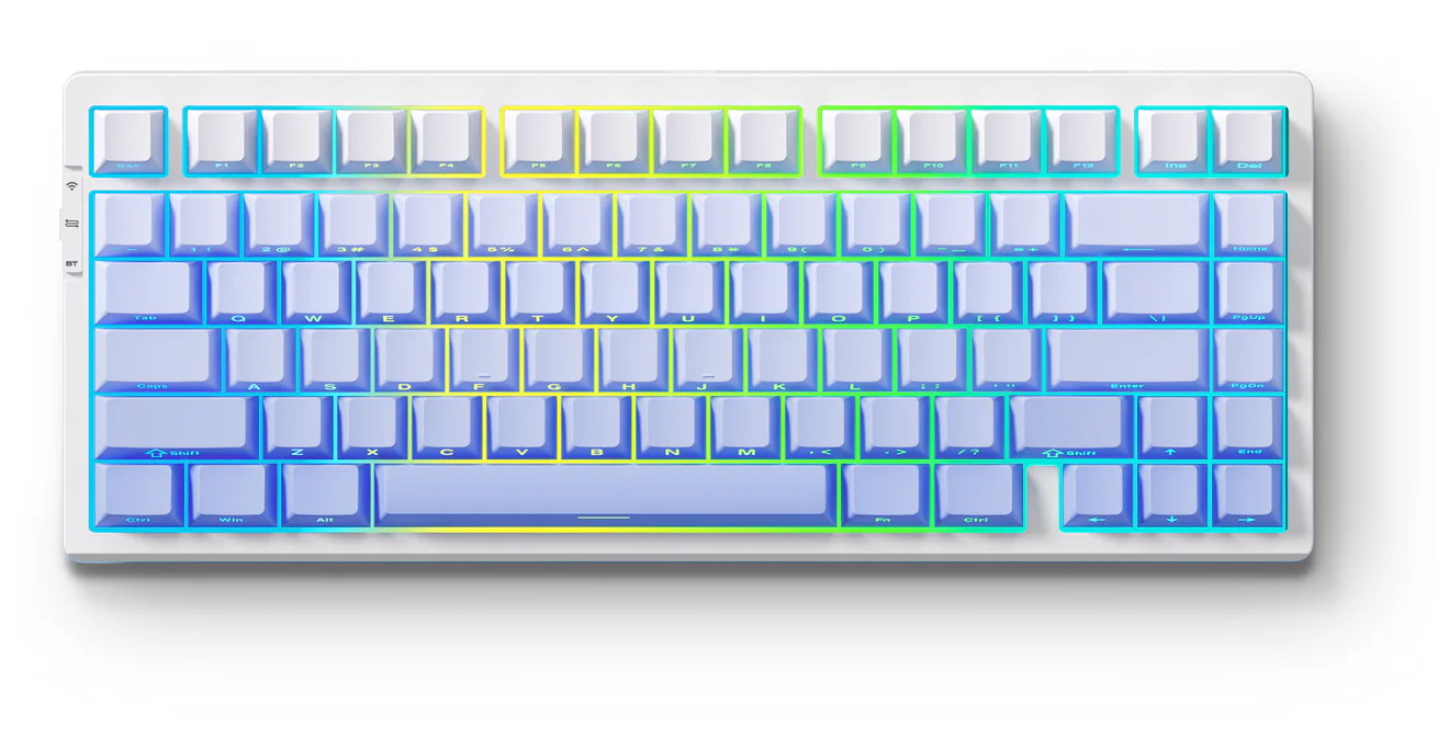 MCHOSE G75 Pro RGB Glacier Wireless Mechanical Keyboard, Matcha SW